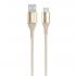 Belkin DuraTek USB-C to USB-A Cable Gold (USB Type C) 1.2M [ F2CU059bt04-GLD ]